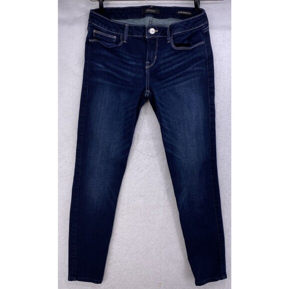Guess Power Skinny Jeans Women’s Size 28 Blue Low Rise Stretch Denim Casual - Picture 11 of 16